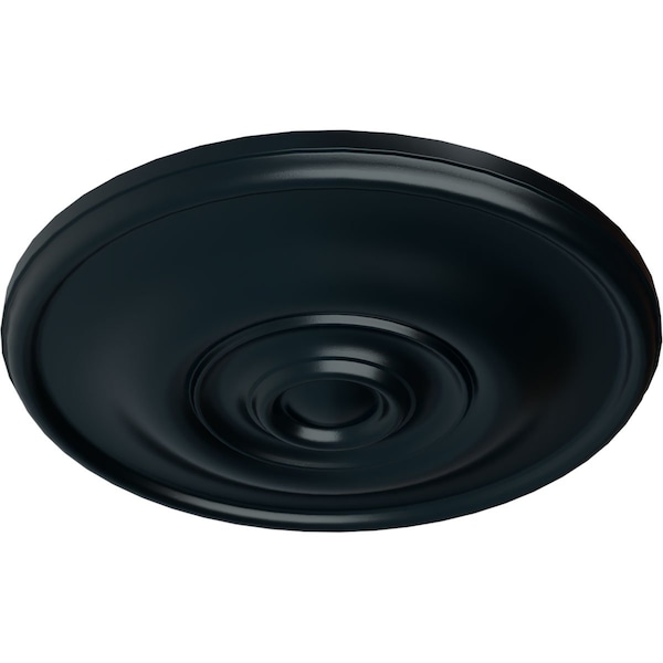 Jefferson Ceiling Medallion (Fits Canopies Up To 2 7/8), Hnd-Painted Night Shade, 11 3/4OD X 3/8P